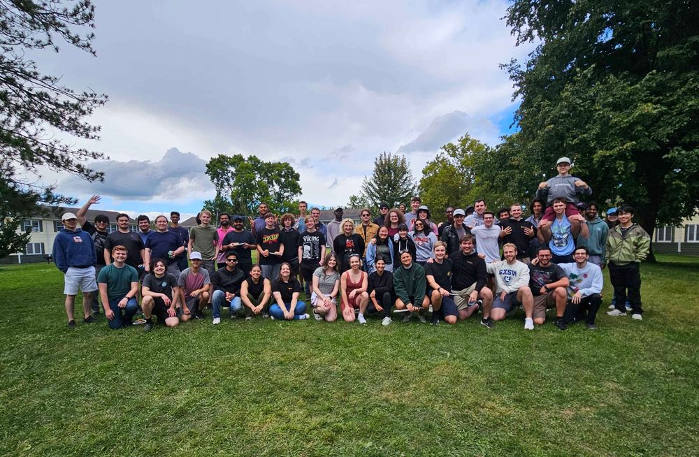 Fall 2025 RITSEC Barbecue, showing off club members.